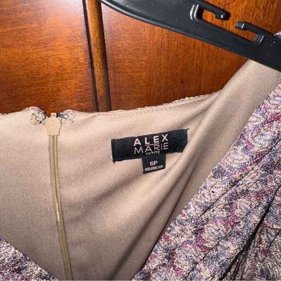 NWT Alex Marie Multicolor Zigzag Dress - Picture 3 of 5